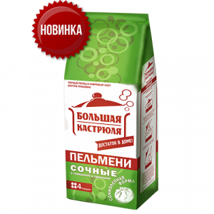 Пельмени "Большая кастрюля" сочные 800г