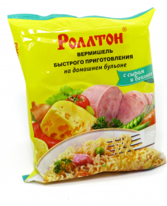Лапша "Роллтон" быстрого приготовления в ассортименте 60 гр.