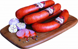 Колбаса "Белорусская с чесноком" (КМК) вес