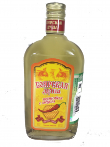 Настойка горькая "Боярская душа перцовая с медом" 40% 0,25л.
