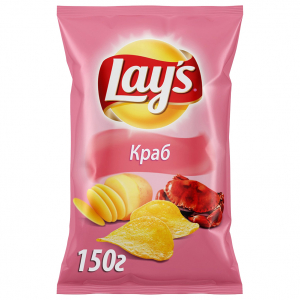 Чипсы "Лейс" краб 140 гр.