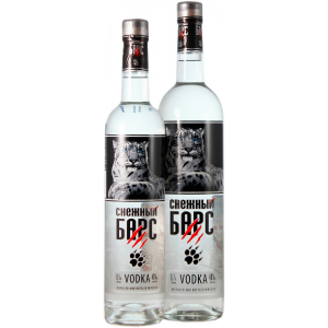 Водка "Снежный барс" 40% 1л.
