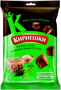 Сухарики солёные "Кириешки" со вкусом холодец/хрен 100 гр.
