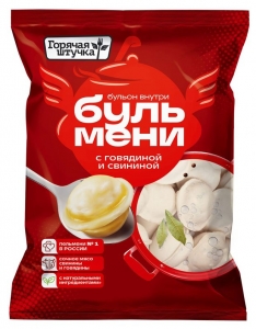 Бульмени с говядиной и свининой(Горячая штучка) вес.
