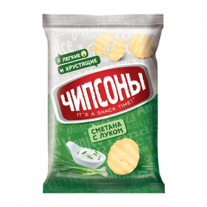 Чипсы "Чипсоны" сметана/лук 40 гр.