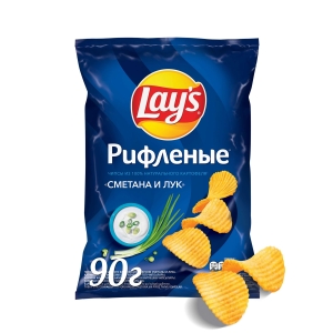 Чипсы "Лейс" сметана/лук 70 гр