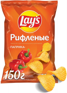 Чипсы "Лейс" паприка 140 гр.