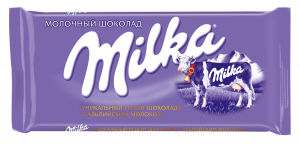 Молочный шоколад "Milka" в ассортименте 80 гр.