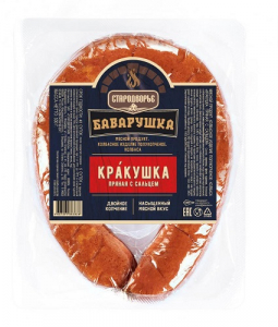 Колбаса "Кракушка"пряная с сальцем в/у (Стародворье) 300 гр.