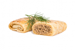 Блины с мясом 1 кг.