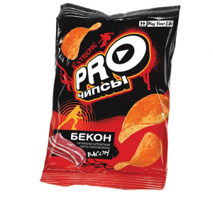 Чипсы "ПРО" бекон 60 гр.