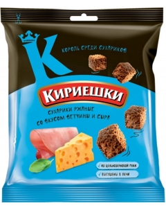 Сухарики "Кириешки" ветчина/сыр 40 гр.