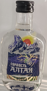 Водка "Гордость Алтая" 40% 0,25л.