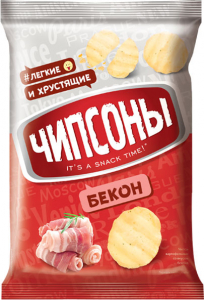 Чипсы "Чипсоны" бекон 40 г.