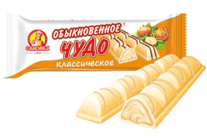 Вафли "Обыкновенное чудо" в ассортименте 55 гр.1шт.