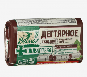 Туалетное мыло "Весна" 90 г Дегтярное