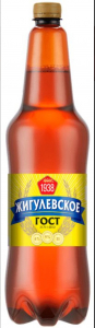 Пиво "Жигулёвское оригинальное высшая проба" светлое 1,15 л., пэт.