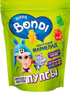 Жевательный мармелад с игрушкой "Пупсы" 100 гр.