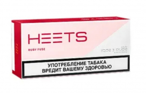 Нагреваемые табачные палочки (стики) «HEETS Ruby Fuse» (Розовый)