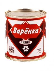 Сгущёнка Варёнка Тяжин 8,5% 340 гр.
