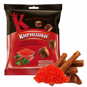 Сухарики "Кириешки" красная икра 40 гр.